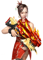 May with Red Dragon Cannon