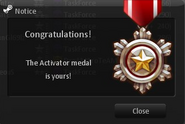 [Activator] medal