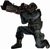 A SAS operatives with AT4-CS