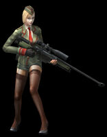 Natasha armed with an AW50F