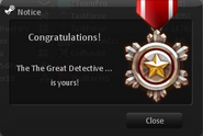 [The Great Detective] medal