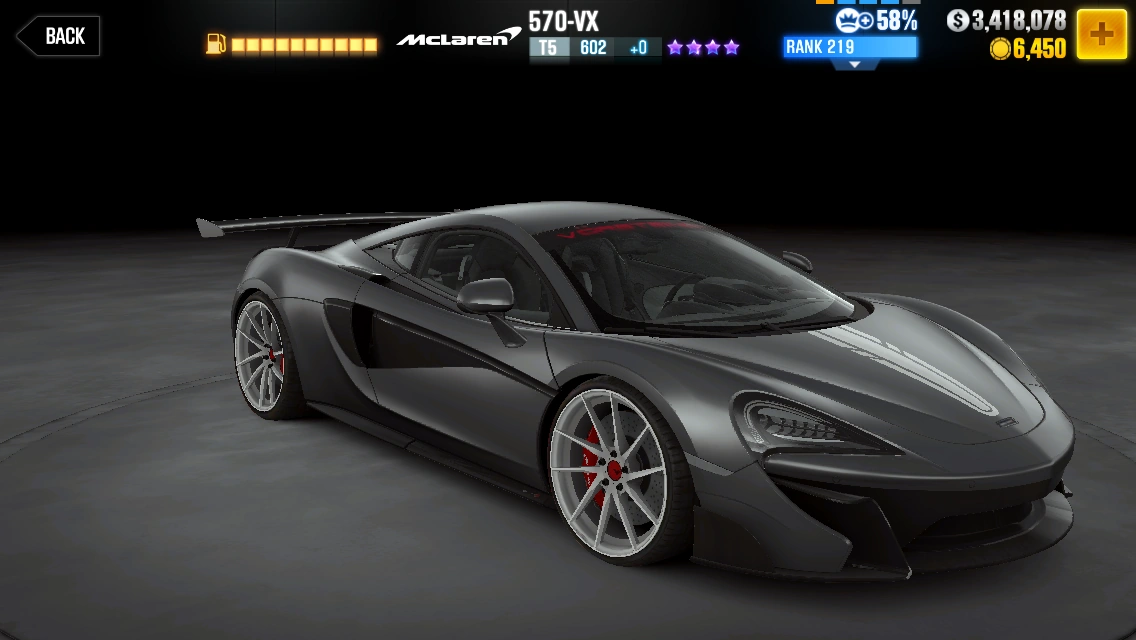 McLaren 570-VX | CSR Racing Wiki | Fandom