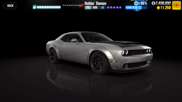 Hobbs' Dodge Demon, CSR Racing Wiki