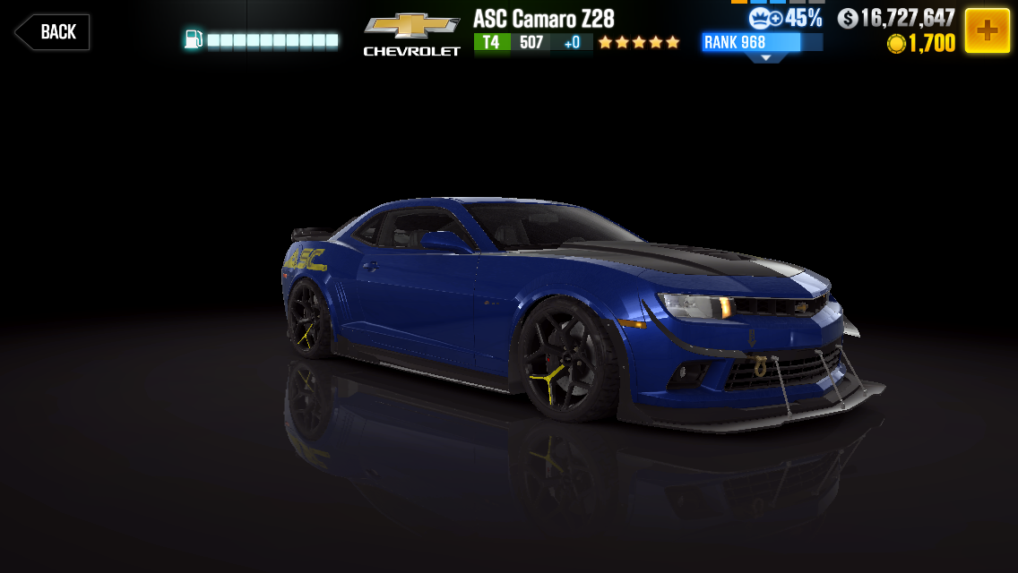 Chevrolet ASC Camaro Z28 | CSR Racing Wiki | Fandom