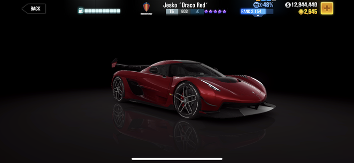 Koenigsegg Regera CSR Edition Ghost Package, CSR Racing Wiki