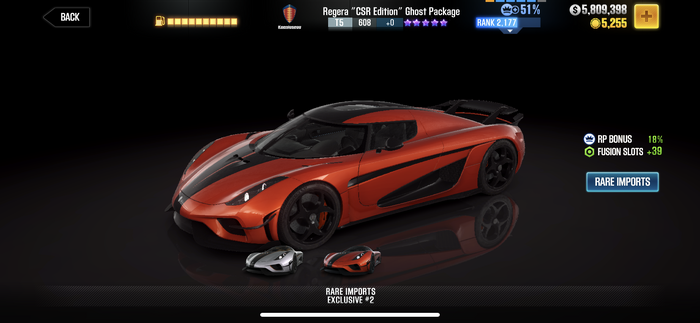 CSR2 Regera Ghost (Red)