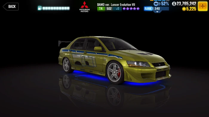 CSR2 DAMD Lancer