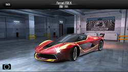 Street Racing 3D Mod apk, Ferrari FXX K - Best Car 