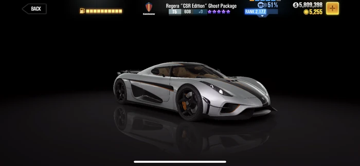 CSR2 Regera Ghost