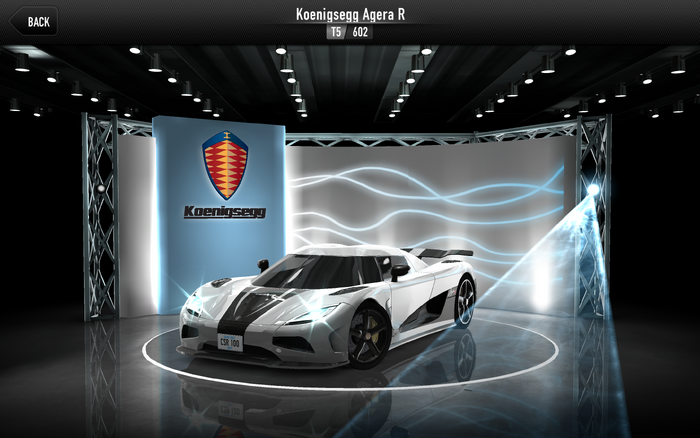 Koenigsegg Regera CSR Edition Ghost Package, CSR Racing Wiki