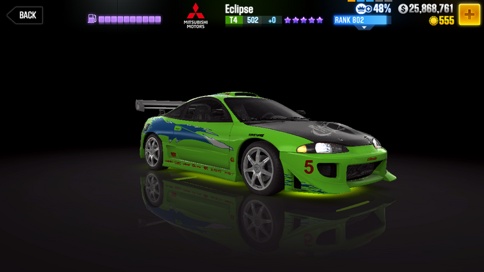 Mitsubishi Eclipse, CSR Racing Wiki
