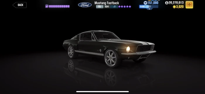 CSR2 Mustang Fastback