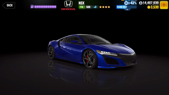 CSR2 NSX