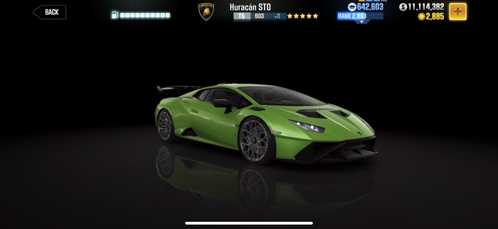 CSR2 Huracan STO