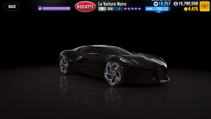 CSR2 La Voiture Noire