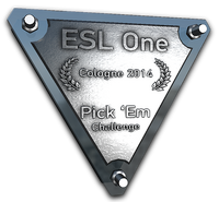 Silver Cologne 2014 Pick'Em Trophy