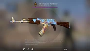 Csgo10 sticker craft3.png (977 KB) 4x Blue Gem (Glitter) on an AK-47 Case Hardened (CSGO Weapon Case)
