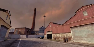 Old Compound having 3D skybox with a Different lighting.