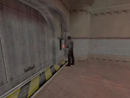 Ditto, opening the door.