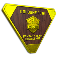 Gold Cologne 2016 Fantasy Team Challenge Trophy