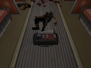 The first bomb, unarmed.