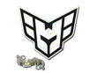 Heroic Glitter Sticker