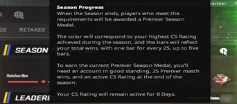 Premier CS rating activity timer 