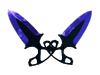Shadow daggers sapphire marbleized b