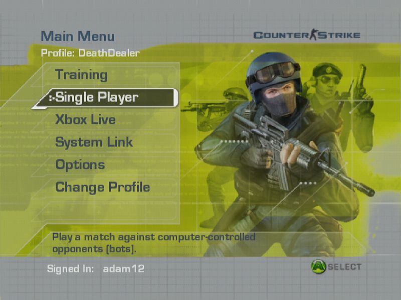 Counterstrike First Shooter Game for Original XBOX *~