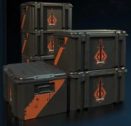 Stack of Bravo Crates