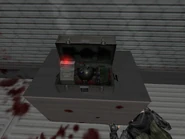 The third bomb, unarmed.