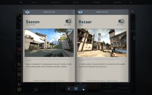 Operation Vanguard journal map briefings: Season and Bazaar