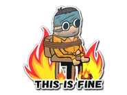 Csgo sticker this is fine h paper.png (48 KB) This Is Fine (H)