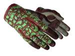 Sporty gloves sporty poison frog red green light large