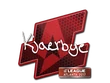 Kjaerbye Paper Sticker