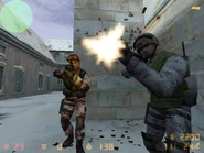 Preview image of a GSG-9 and SEAL operative firing the MP5 and Five-Seven in an early Vostok.
