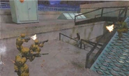 Preview image of a SEAL operative firing M3, using M4A1, and USP in Counter-Strike: Turtle Rock Studios