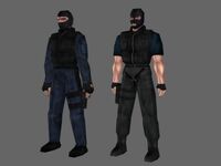 Original player models, SEAL Team 6 (left) and Irish Republican Army (right)
