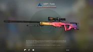 4x Battle Scarred (Holo) on an AWP Fade (Control Collection)