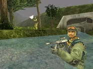 Preview image of a SEAL operative using AUG.