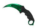 Karambit emerald marbleized