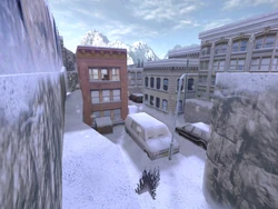 Rear overview of the Village.