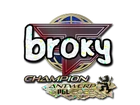 broky (Glitter, Champion)