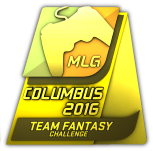 Gold Columbus 2016 Fantasy Team Challenge Trophy