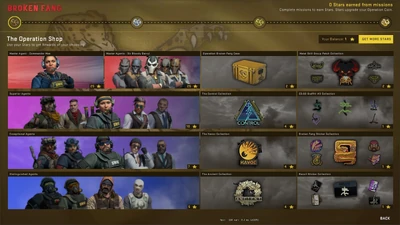 Operation Broken Fang Shop