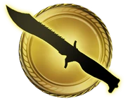 The rare item emblem for the Bowie Knife