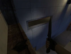 If no enemy player has spotted you, jump towards this window. Be careful though.