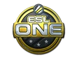ESL One Gold Foil Sticker