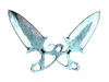 Shadow Daggers Damascus Steel