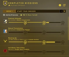 Mission card from 